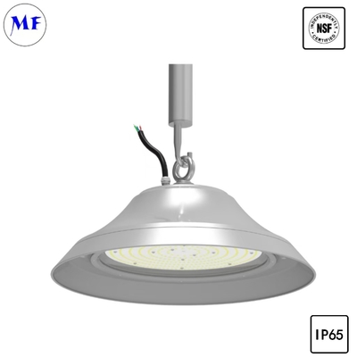 240W IP65 NSF LED High Bay Food Light Waterproof 130/150LM/W High CRI 5 Years Warranty For Food Distribution Centers