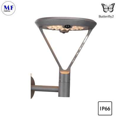IP66 Waterproof Outdoor LED Solar Street Lamp Aluminum+PC Material 2000LM 6000-6500K White Light For Pavement