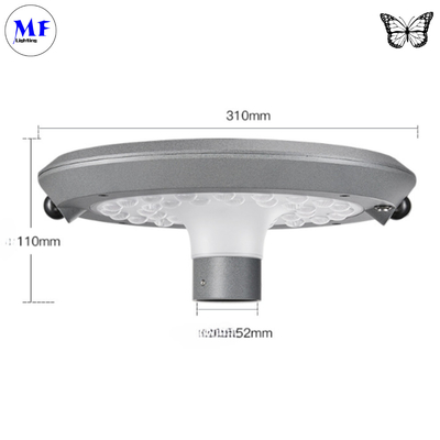 6.5W LED Street Garden Lighting Cold Light 6000-6500K IP66 Waterproof Outdoor Easy Installation Aluminum For Park