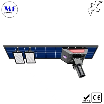 80W 180lm/W LED Solar Street Garden Light 5 Years Warranty Outdoor Waterproof Angle Adjustable For Courtyard