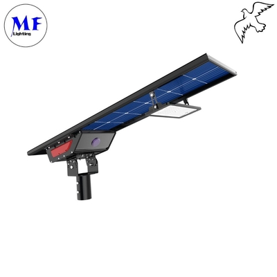 80W 180lm/W LED Solar Street Garden Light 5 Years Warranty Outdoor Waterproof Angle Adjustable For Courtyard