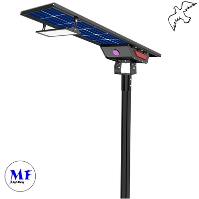 100W 180lm/W LED Solar Street Garden Light Anti Corrossion Aluminum Shell Waterproof Intelligent Management For Footway