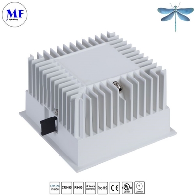 IP66 Waterproof LED Downlight Sqaure Recessed 18W/28W/38W/48W 3years Warranty LED Down Lamp For Toilet Hotel