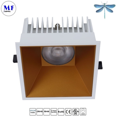 IP66 Waterproof LED Downlight Sqaure Recessed 18W/28W/38W/48W 3years Warranty LED Down Lamp For Toilet Hotel