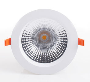 12W - 18W Black High Power COB LED Down Light 60 Beam Angle Dimmable For Hotels