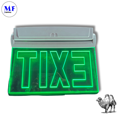Durable LED Emergency Light Exit Sign Luminaries For Fire Escape Factory Parking Lot Public Place