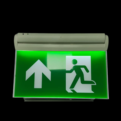 Durable LED Emergency Light Exit Sign Luminaries For Fire Escape Factory Parking Lot Public Place