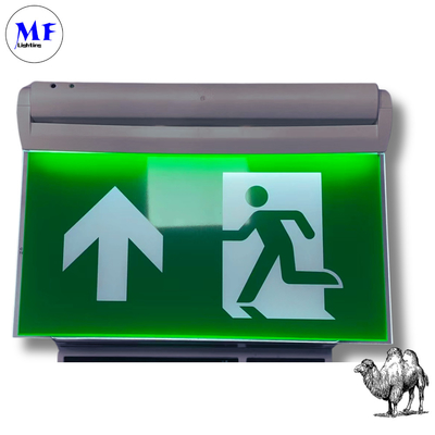 Durable LED Emergency Light Exit Sign Luminaries For Fire Escape Factory Parking Lot Public Place