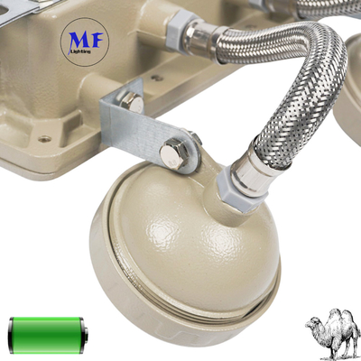 Explosion Proof  2*5W Emergency Exit Light Double Hands Cast Aluminum