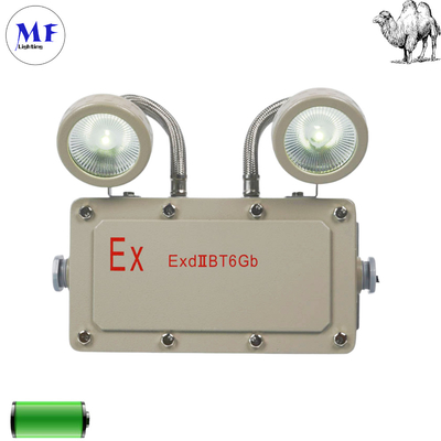 Explosion Proof  2*5W Emergency Exit Light Double Hands Cast Aluminum