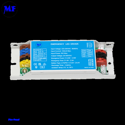 LED Emergency Ballast 3-Hour Backup Driver Compatible with Downlights Triproof Light High Bays