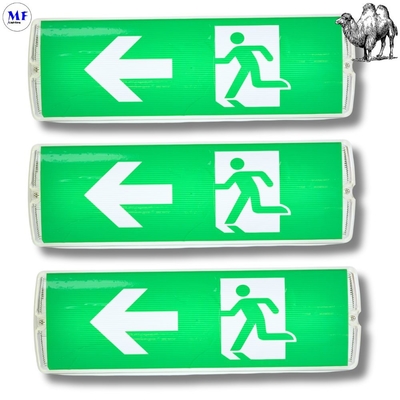 Emergency Light IP65 Exit Sign for Passageway Train Station Factory Hotel Basement Parking Lot Public Place