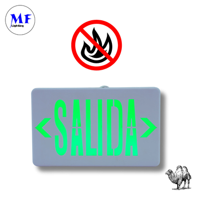 Rechargeable LED Exit Sign Emergency Light For Shopping Malls Supermarkets Airports Offices Factories