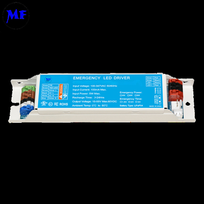 UL924/CSA Emergency Panic Light Ballast Powerpack LED Driver Certified Smart Indicator Li-ion 2500mAh 15W 1.5h 5-Year Warranty  For Indoor Luminaires
