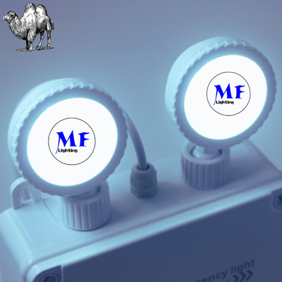IP65 6000K Waterproof ABS Double Heads Emergency Light for Shoppingmall Airport Factory