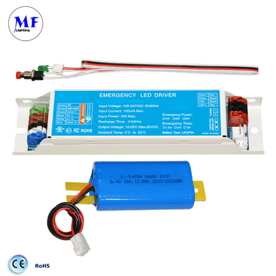 LED Emergency Battery Pack Emergency Drivers 1.5h Emergency Time  For Triproof Light Down Light Ceiling Light Highbay Light Panel Light