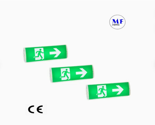 LED Exit Escpe Emergency Panic Light IP66 Hotel Green Shopping Mall Train Station School Supermarket