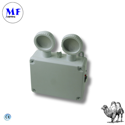 Double Twins Light Emergency Exit Light 270lm IP65 Waterproof Patented For School Hospital Subway Train Station Shoppingmall Supermarket Airport