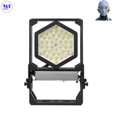 High Power LED Flood Light 140lm/W IP67 Sanan Chip 100W/1200W Wide Voltage Dimmable Agricultural Fields Parking Lots For Public Areas