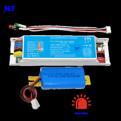 IP 20 3W-12W Adjustable Power Customizable Output Converter Panic Light Ballast Emergency Kit LED Emergency Driver for Ceiling Light Highbay light