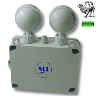 Lithium Battery 3.7v 2600mah Outdoor Emergency Exit Light Die Cast Aluminum And Tempered Glass