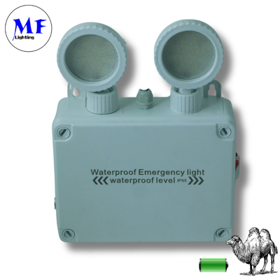 Lithium Battery 3.7v 2600mah Outdoor Emergency Exit Light Die Cast Aluminum And Tempered Glass