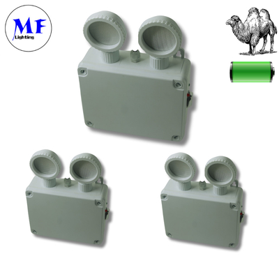 Lithium Battery 3.7v 2600mah Outdoor Emergency Exit Light Die Cast Aluminum And Tempered Glass