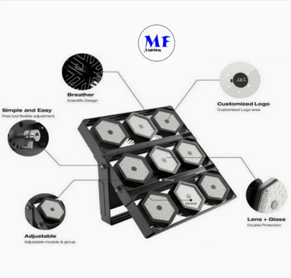 LED Sport Stadium Light Factory C4 High Driver 140lm/W IP67 Ik08 Waterproof Outdoor