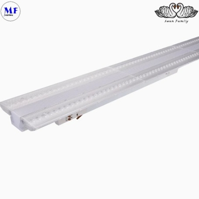 LED Track Linear Light Blue 2 Panel Plastic Fruit Shop Supermarket Warehouse Book Stock Workshop Bike Stock Office Cloth Shop