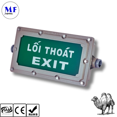 3W IP54 Emergency Exit Light Explosion Proof Emergency Light for Subway Train Station