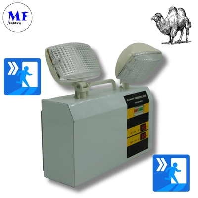 IP 65  Emergency Exit Light Double Head Emergency Light For School Hospital