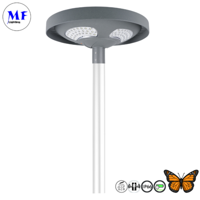 IP65 Waterproof 30W Solar Garden Light Alu Housing With Sensor Time Control