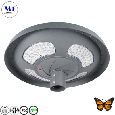 IP65 Waterproof 30W Solar Garden Light Alu Housing With Sensor Time Control