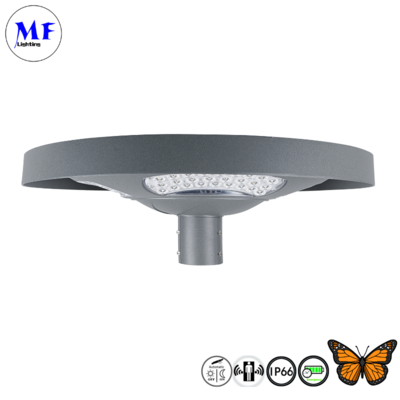 IP65 Waterproof 30W Solar Garden Light Alu Housing With Sensor Time Control