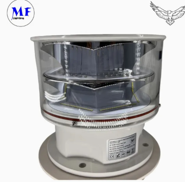 LED Aviation Obstruction Light  Photocell Die-Casting IP66Telecommunication Yellow Gas Oil Offshore Platform