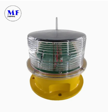 LED Solar Marine Lantern Light Photocell  Die-Casting GPS IP68 80m/S Wind Turbine Oil Offshore Platform