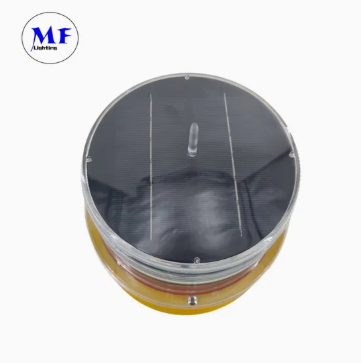 LED Solar Marine Lantern Light Photocell  Die-Casting GPS IP68 80m/S Wind Turbine Oil Offshore Platform