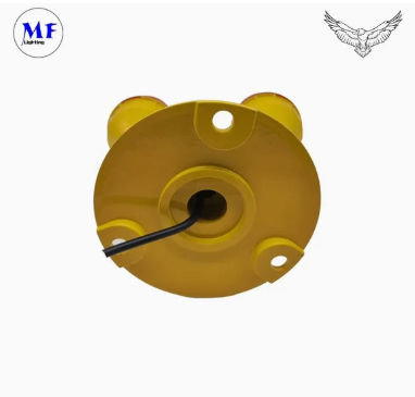 LED Aviation Obstruction Light  IP66 Waterproof Red White Double Head Built-in Photocell Aircraft Obstacle Warning Light LED Low-Intensity