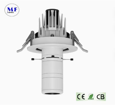 LED Shapeable Track Logo Gobo Projector Light UV ND Zoomable Extended IP65 Ra97+ Contour Exhibition Center