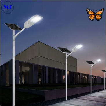 LED Solar Garden Street Wall Light Aluminium Waterproof 200W IP65 Ik08 Compacted Park Path Sidewalks Highway
