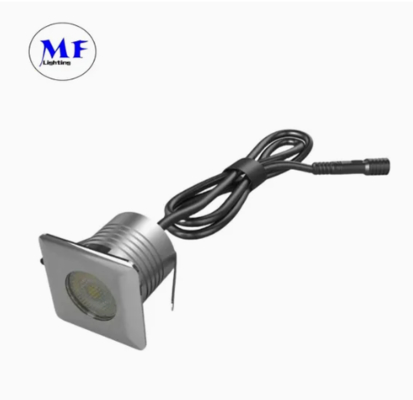 LED Step Light IP67 1W Silvery 95lm/W Trottoir Road Garden Walkway Stair Pathway
