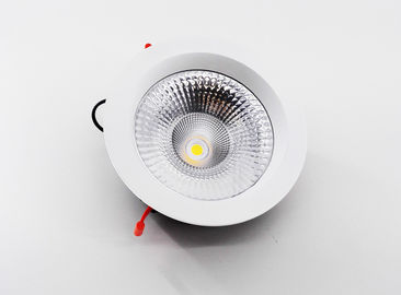 12W - 18W Black High Power COB LED Down Light 60 Beam Angle Dimmable For Hotels