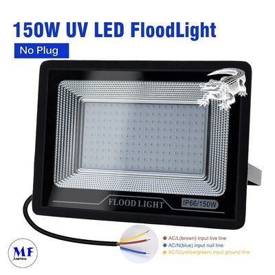 Factory Price Efficient 100W 200W Heat Dissipation IP66 Waterproof Adjustable Body Aluminum Material UV Curing Flood Light for Paint Printing Nails Repair Resin