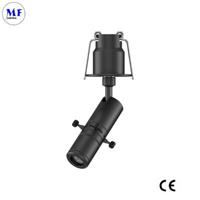 10W Fixed 55° Gobo Projector LED Contour Spotlight Track Light with Tridonic Driver for Versatile Lighting Solutions