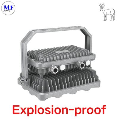 Factory Price 400W ExplosionProof Flood Light IECEx ATEX Die-casting Aluminum IP66 IK08 Oil Gas Chemical Mining Marine Hazard Industry LED Explosion Proof Light