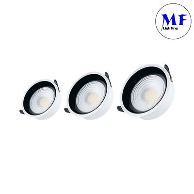 Recessed Downlight High Power Dimming 7W/10W/12W/15W/18W/20W/25W/30W/35W/40W/45W/50W/60W/70W/80W/100W 160LM/W CCT Adjustable Wide Beam Dali Spot LED Down Light