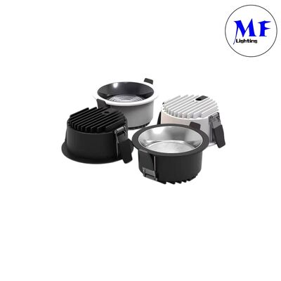 Recessed Downlight High Power Dimming 7W/10W/12W/15W/18W/20W/25W/30W/35W/40W/45W/50W/60W/70W/80W/100W 160LM/W CCT Adjustable Wide Beam Dali Spot LED Down Light