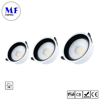 35W 160lm/W Spot Downlight  Triac /0-10V/Dali-2 Dimmable CRI90 IP20 Wide Beam angle 120° 8INCH/10INCH Recessed Anti-glare LED Down light for Commercial Spaces