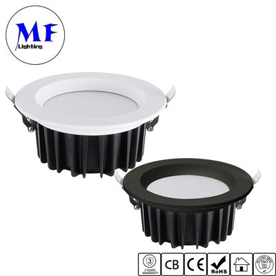 OEM ODM Recessed SMD LED Downlight IP40 Indoor Lighting 20W 30W 50W CCT Adjustable Power Dimmable CRI90 Alu Ceiling Down Light