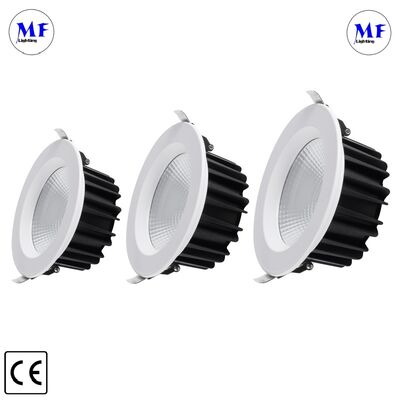 COB LED Recessed Anti-Glare UGR<19 Dimmable  Die-Cast Aluminum Indoor Commercial Led spot light Led Down light
